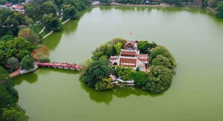 Ngoc Son Temple Hanoi: Hoan Kiem Lake's Iconic Red Bridge & Shrine
