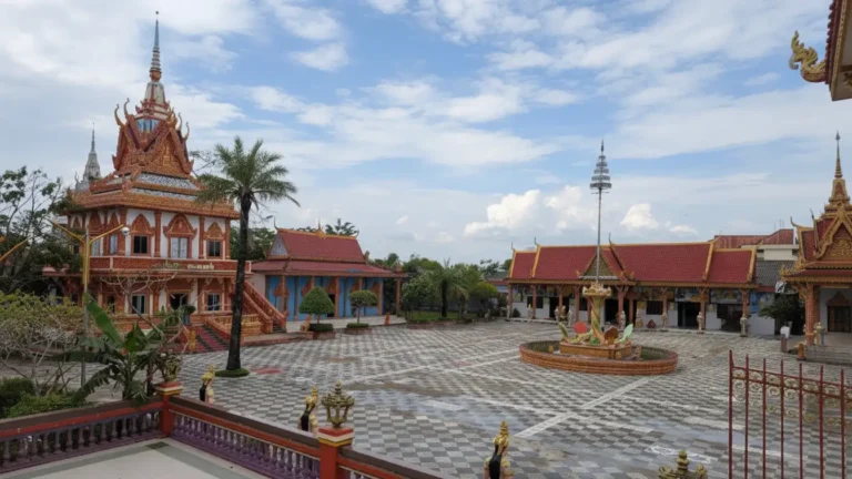 Chen Kieu Pagoda Soc Trang: Unique Khmer Temple with Porcelain Mosaics