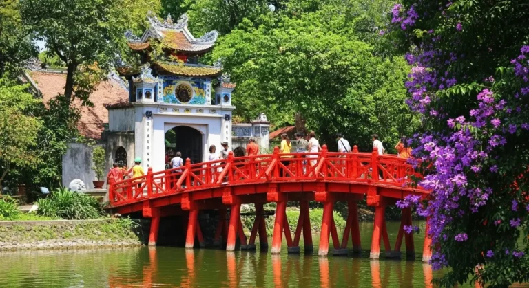 Ngoc Son Temple Hanoi: Hoan Kiem Lake's Iconic Red Bridge & Shrine
