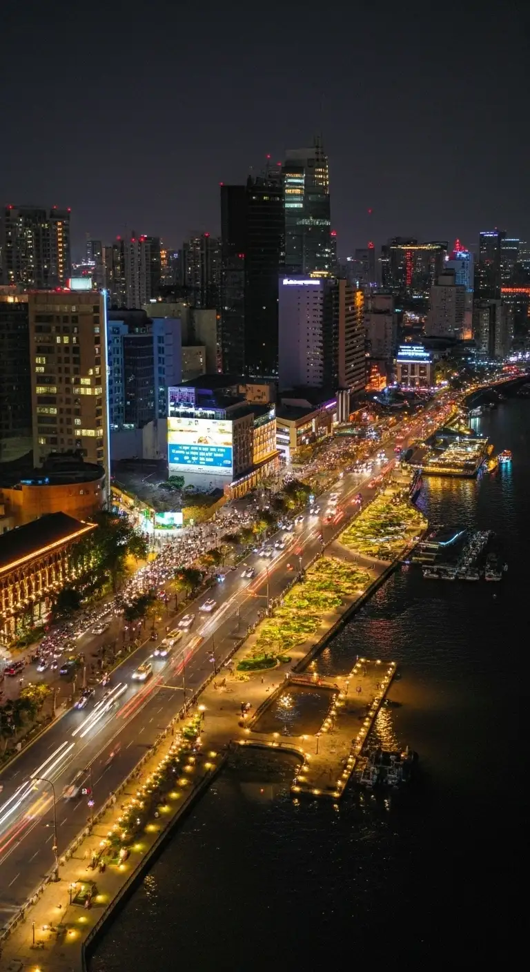 Bach Dang Wharf HCMC: Riverside Park & Saigon River Cruise Hub