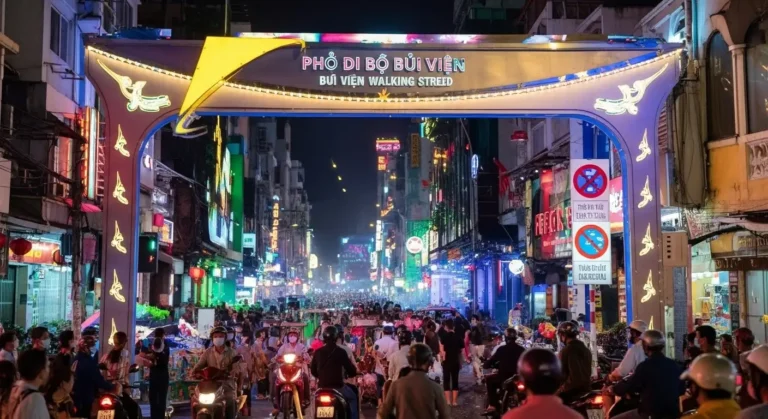 Bui Vien Walking Street: HCMC Nightlife & Backpacker Hub
