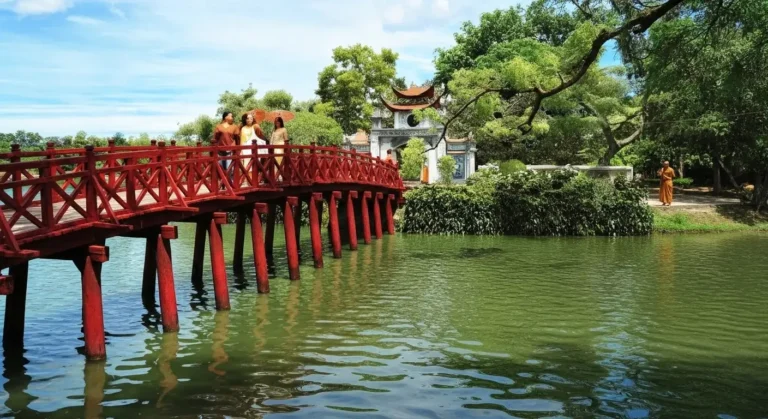 Ngoc Son Temple Hanoi: Hoan Kiem Lake's Iconic Red Bridge & Shrine