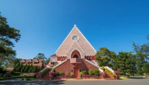 Domaine de Marie Da Lat: The Iconic Pink Church & French-Vietnamese Architecture