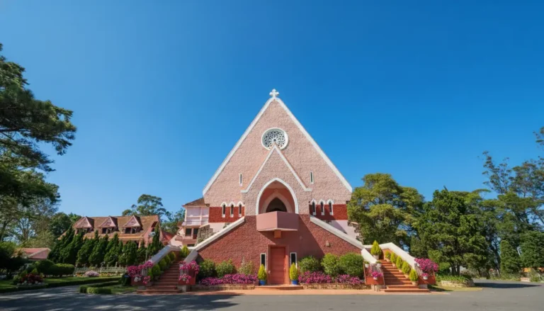 Domaine de Marie Da Lat: The Iconic Pink Church & French-Vietnamese Architecture