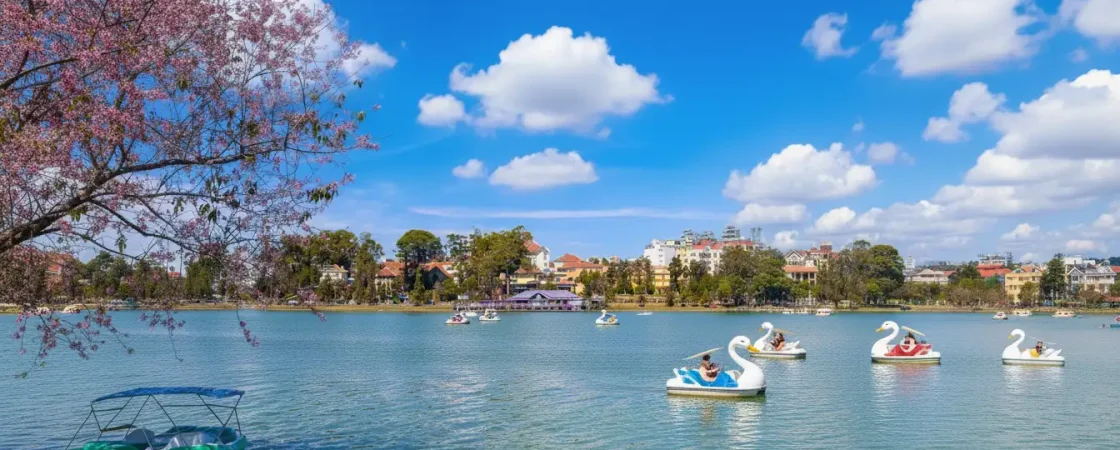 Xuan Huong Lake Dalat: Romantic Heart, Swan Boats & City Center Views