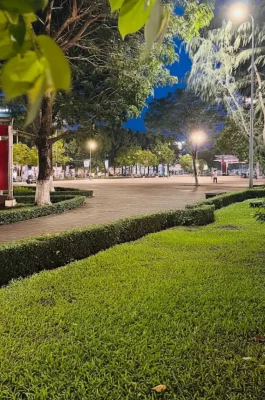 Luu Huu Phuoc Park Can Tho: Central Green Space & Composer Memorial