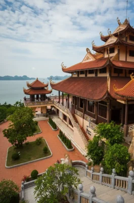 Cai Bau Pagoda: Coastal Zen Sanctuary Overlooking Bai Tu Long Bay, Vietnam