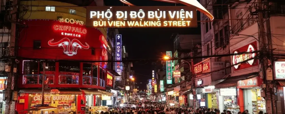 Bui Vien Walking Street: HCMC Nightlife & Backpacker Hub