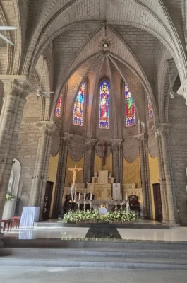 Nha Trang Cathedral: Historic French Gothic Architecture & Mountain Church
