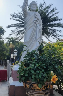 Da Nang Cathedral: Pink Church, French Gothic Architecture & Rooster Vane