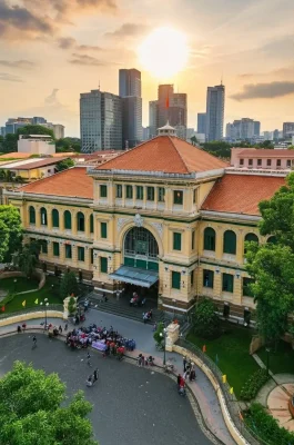 Saigon Central Post Office Ho Chi Minh: French Architecture & History