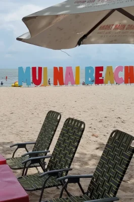 Mui Nai Beach, Ha Tien: Golden Sand & Alpine Coaster Views