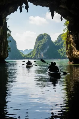 Luon Cave Halong Bay: Kayaking to the Hidden Lagoon & Water Tunnel