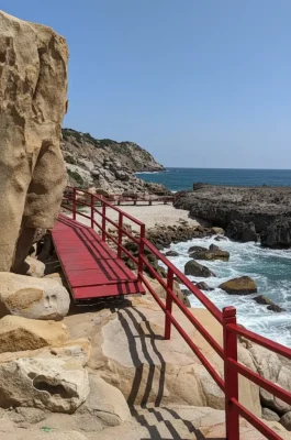 Hang Rai Ninh Thuan: Ancient Coral Reef, Sea Caves & Coastal Waterfall