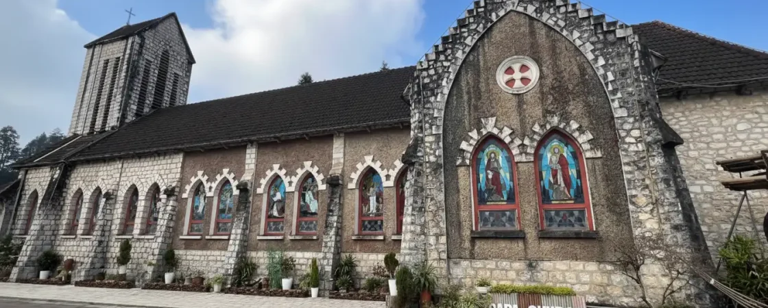 Sapa Stone Church: Historic French Colonial Landmark in the Town Center