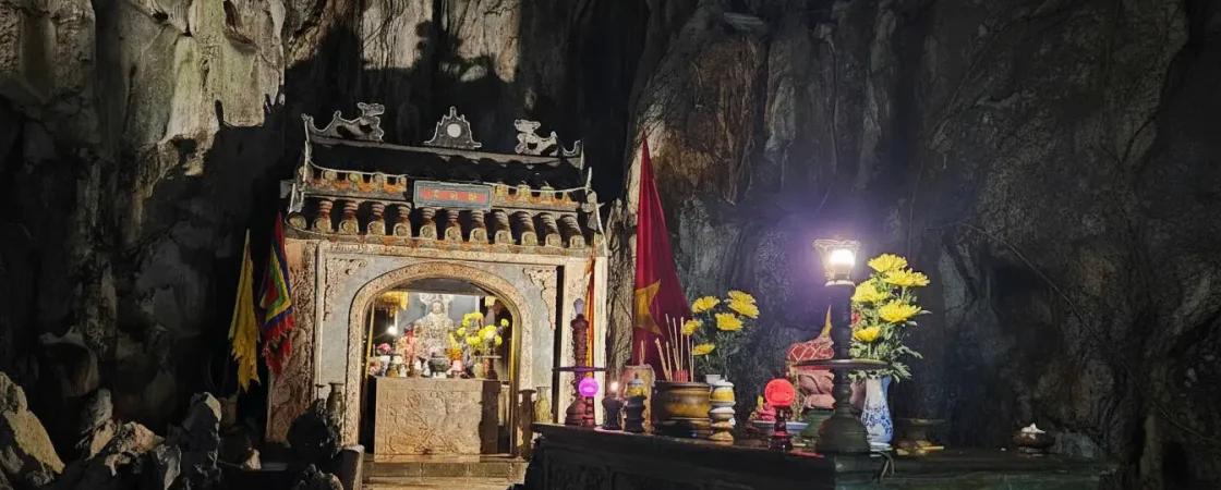 Non Nuoc Pagoda: Ancient Temple, Marble Mountains & Thuy Son Cave Views