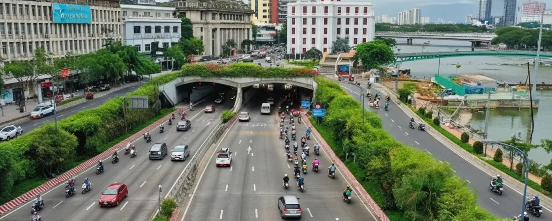 Thu Thiem Tunnel Park: Best HCMC Skyline View