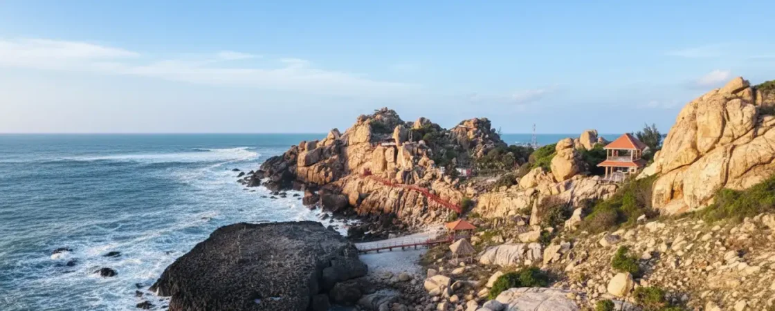 Hang Rai Ninh Thuan: Ancient Coral Reef, Sea Caves & Coastal Waterfall