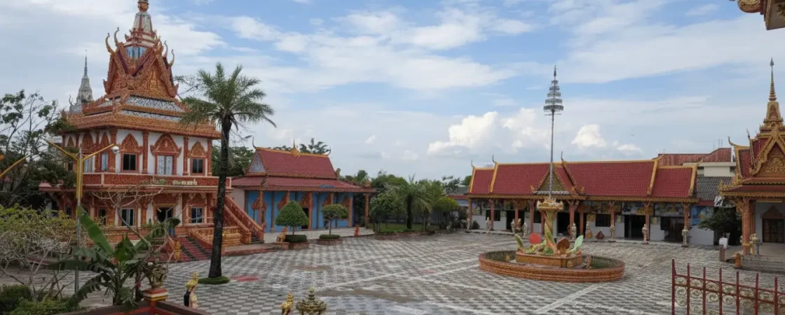 Chen Kieu Pagoda Soc Trang: Unique Khmer Temple with Porcelain Mosaics