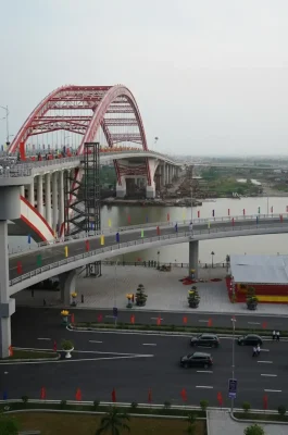 Hoang Van Thu Bridge: Iconic "Seabird Wing" Arch Bridge of Hai Phong City