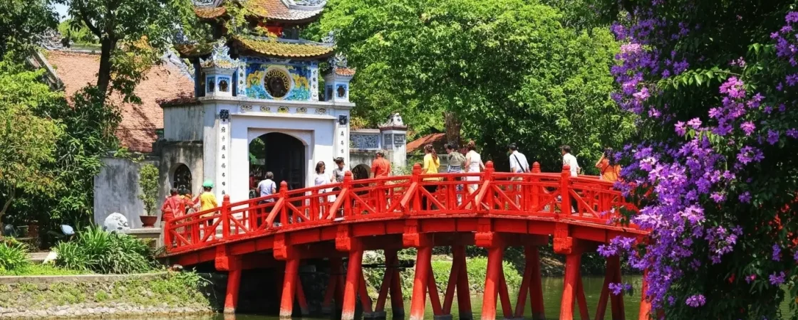 Ngoc Son Temple Hanoi: Hoan Kiem Lake's Iconic Red Bridge & Shrine