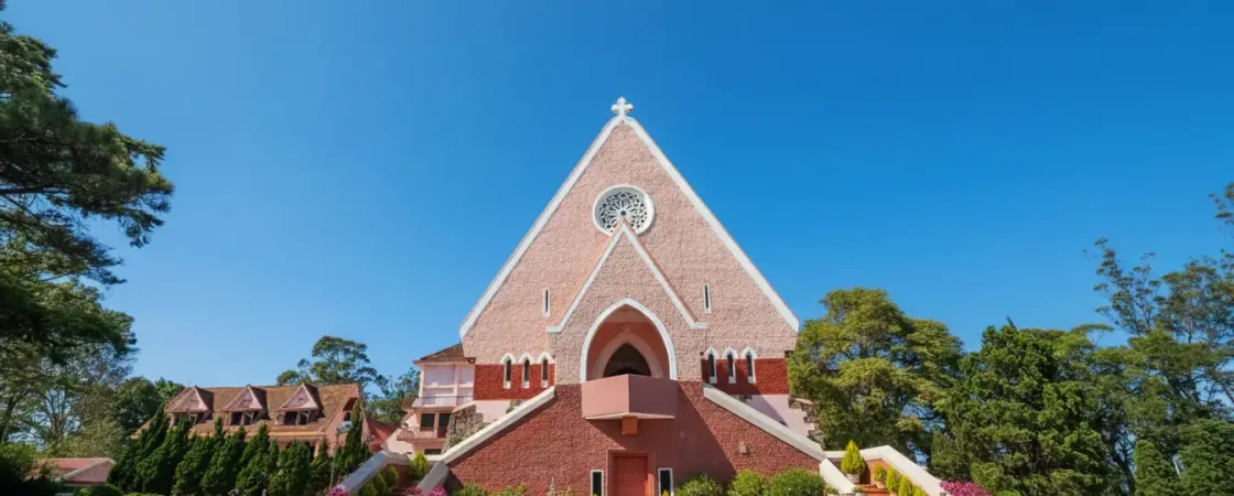 Domaine de Marie Da Lat: The Iconic Pink Church & French-Vietnamese Architecture