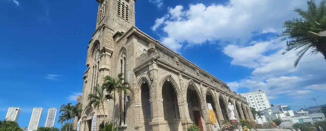 Nha Trang Cathedral: Historic French Gothic Architecture & Mountain Church