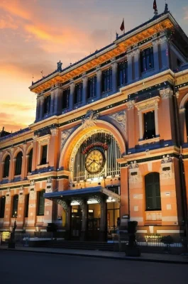 Saigon Central Post Office Ho Chi Minh: French Architecture & History