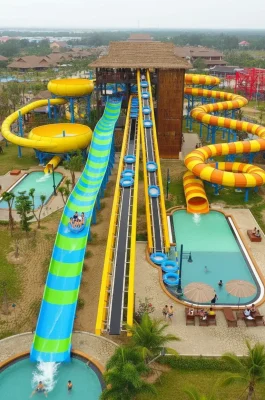 Typhoon Water Park Ha Long: Thrilling Slides at Sun World Complex