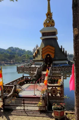 Cam Mountain Cable Car: Scenic Ride to Maitreya Buddha & Temples